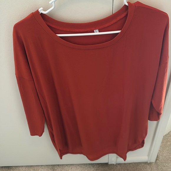 Orange half sleeve top - Picture 1 of 1